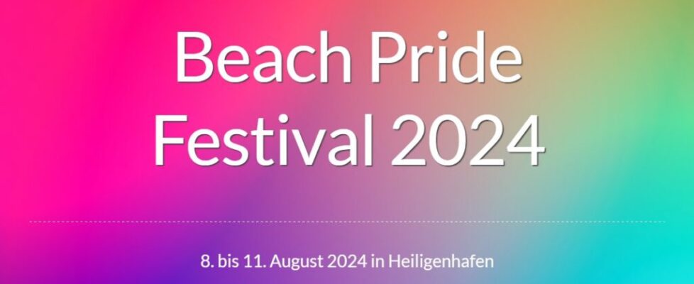 Beach Pride Festival Beach Pride Festival Heiligenhafen 2024