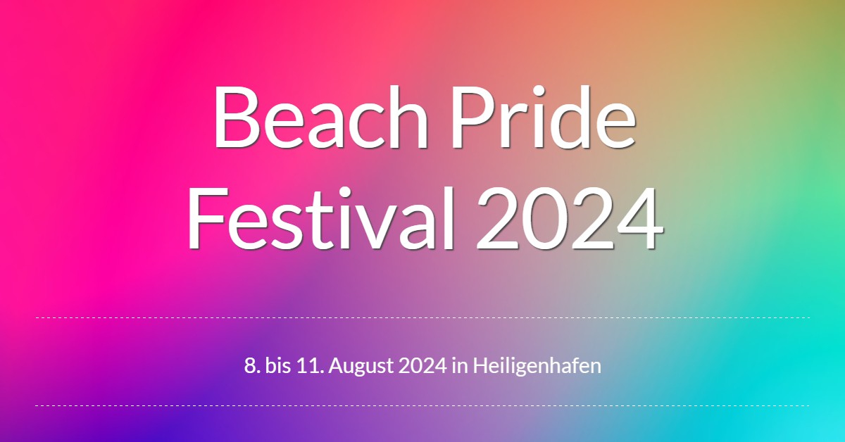 Heiligenhafen Beach Pride Festival 2024