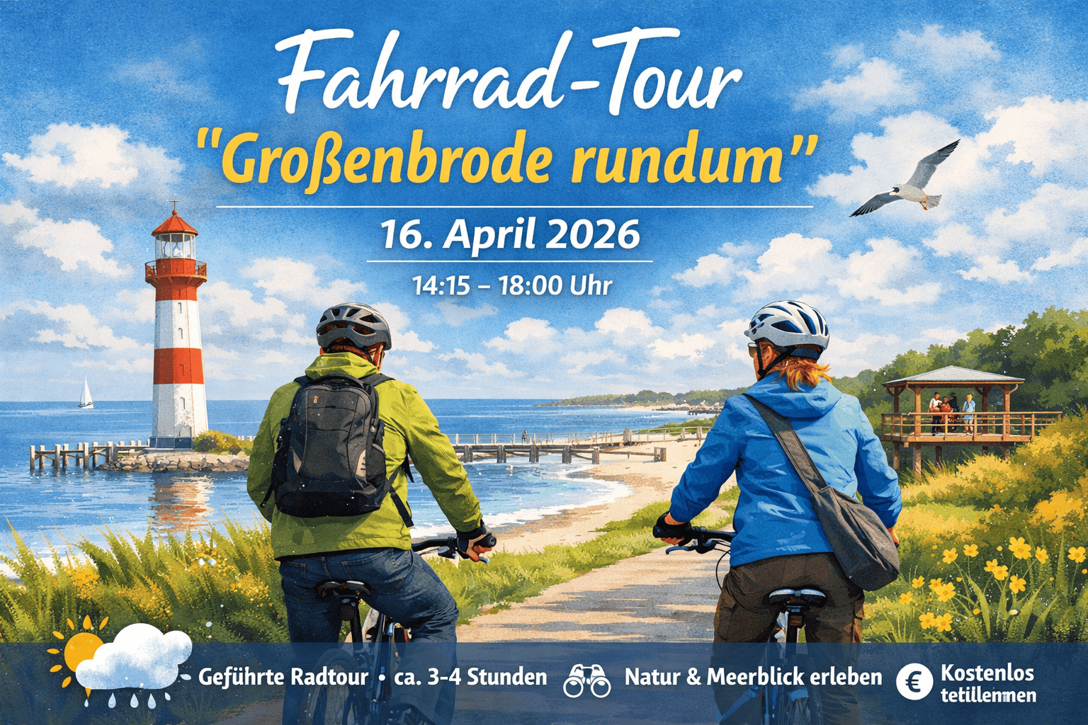 Fahrrad Tour „Großenbrode rundum“ am 16. April 2026
