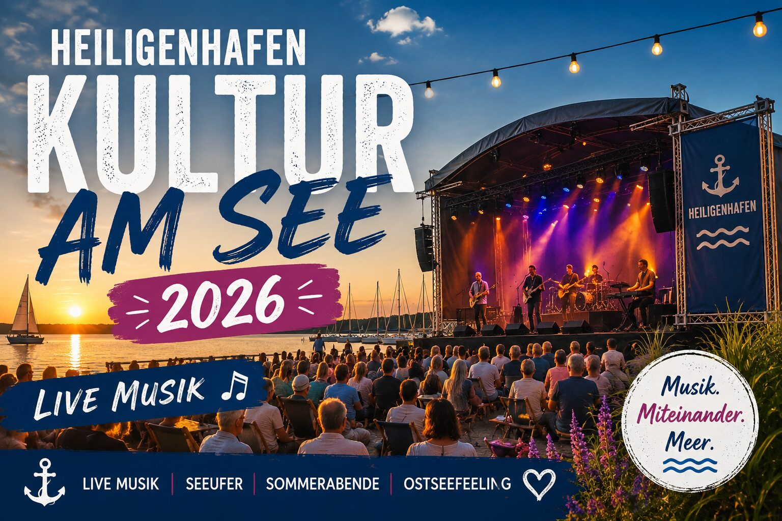 Heiligenhafen Kultur am See 2026 - Live Musik