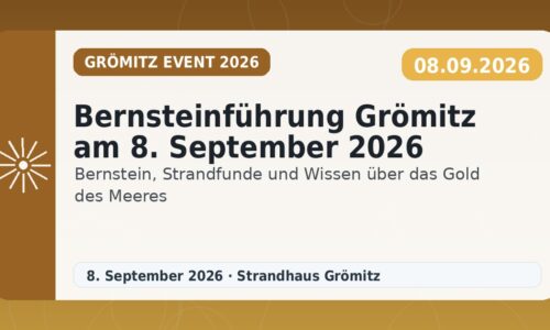 Bernsteinführung Grömitz am 8. September 2026