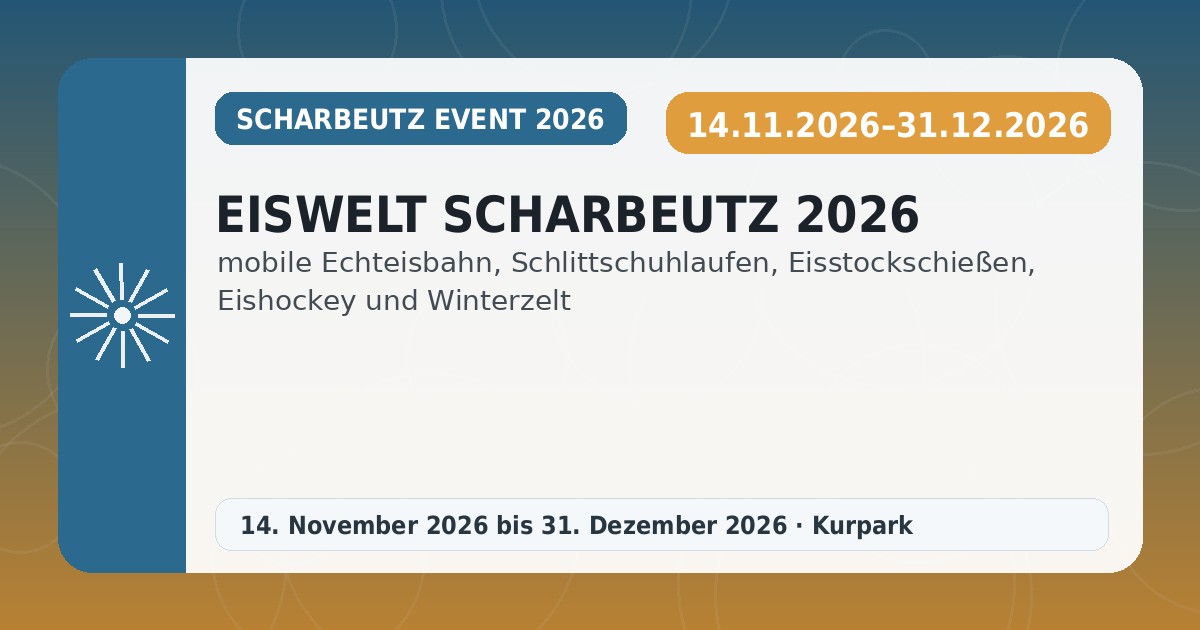 EISWELT SCHARBEUTZ 2026