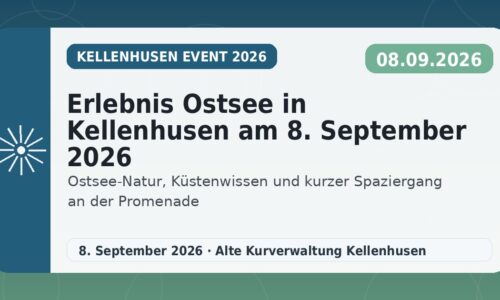 Erlebnis Ostsee in Kellenhusen am 8. September 2026