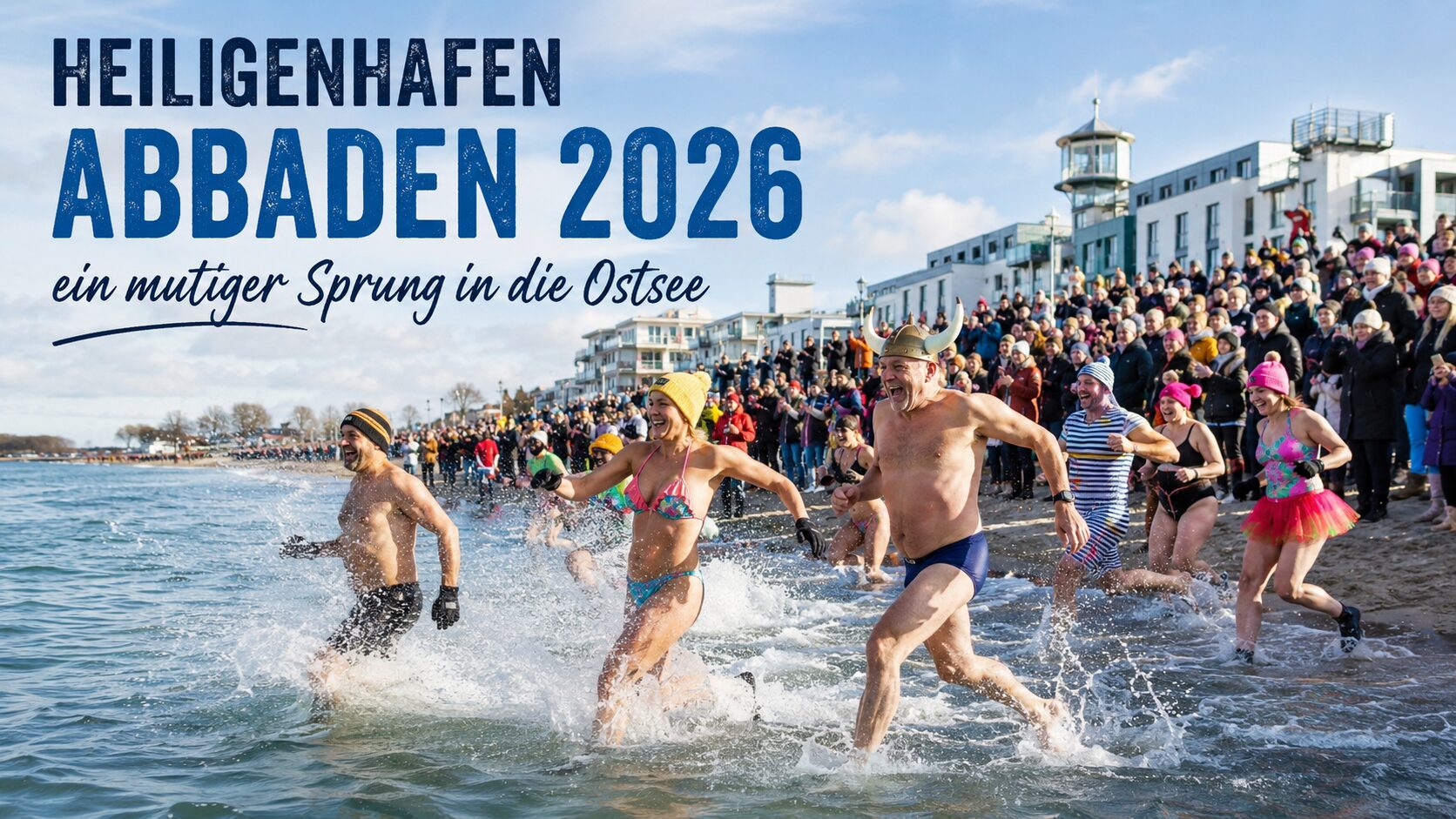 Heiligenhafen Abbaden 2026 ein mutiger Sprung in die Ostsee