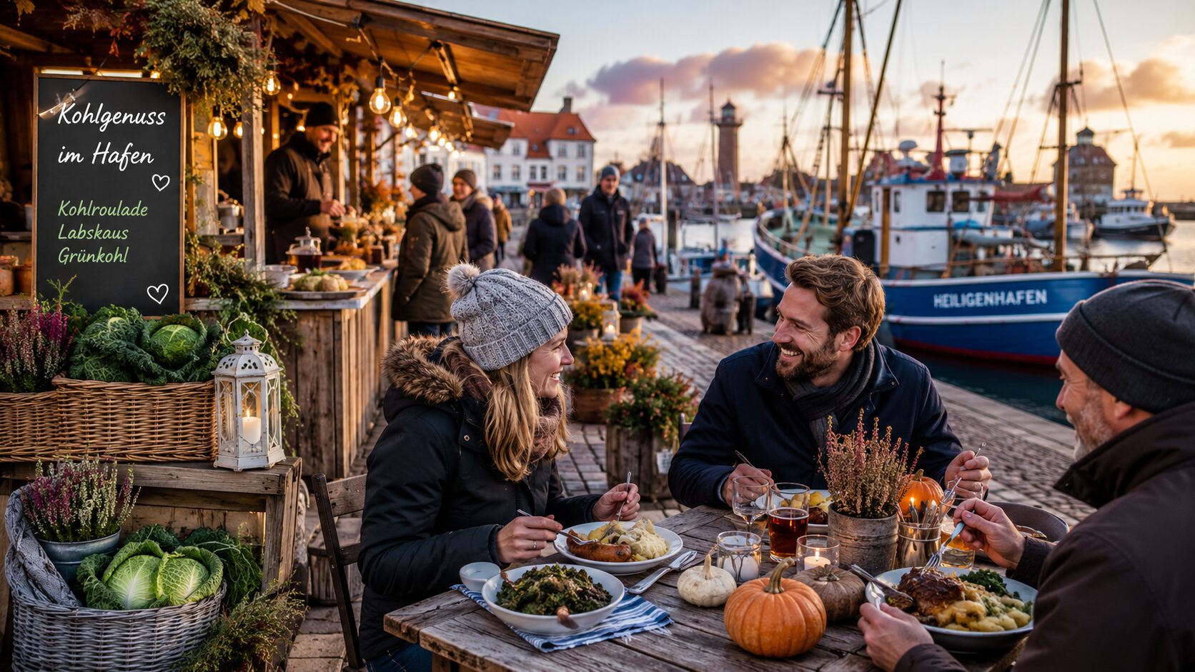 Heiligenhafen Maritime Kohltage 2026 Kohlgenuss im Hafen