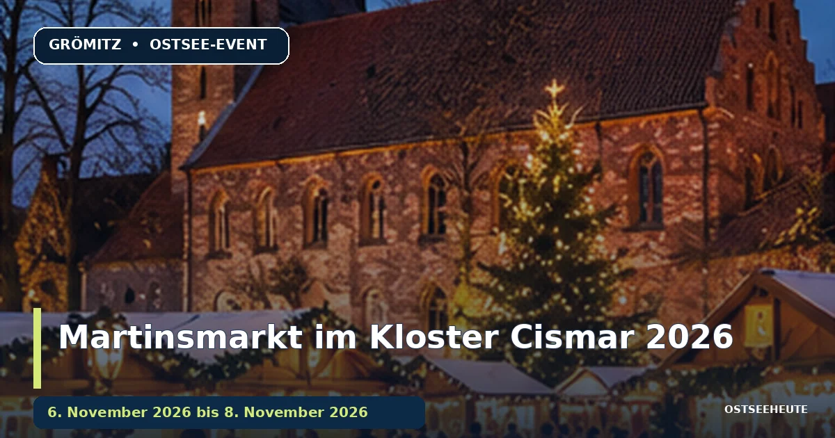 Martinsmarkt im Kloster Cismar 2026