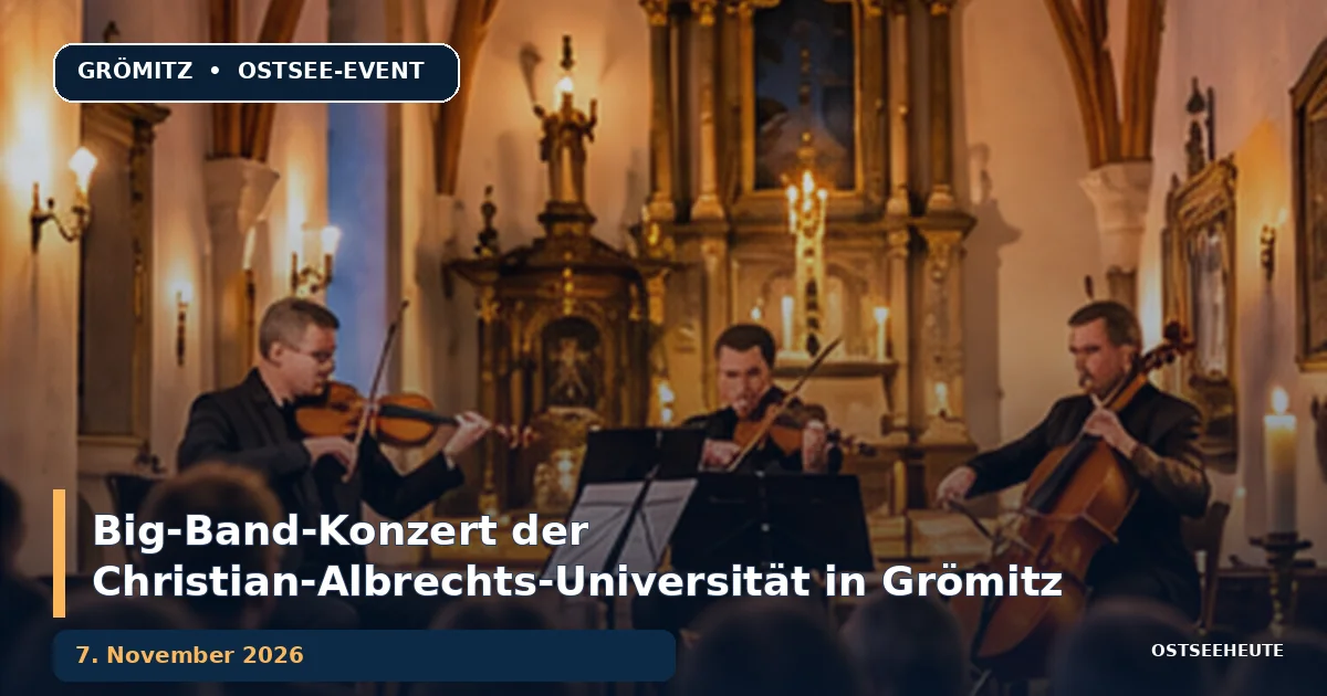 Big-Band-Konzert der Christian-Albrechts-Universität in Grömitz