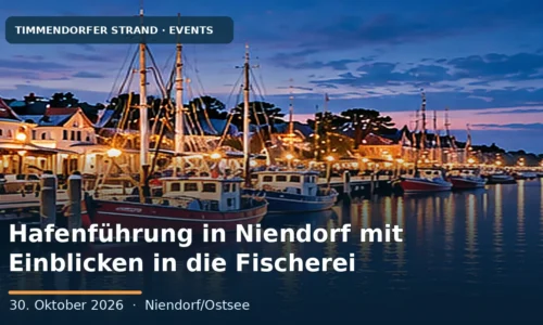 Hafenführung in Niendorf mit Einblicken in die Fischerei