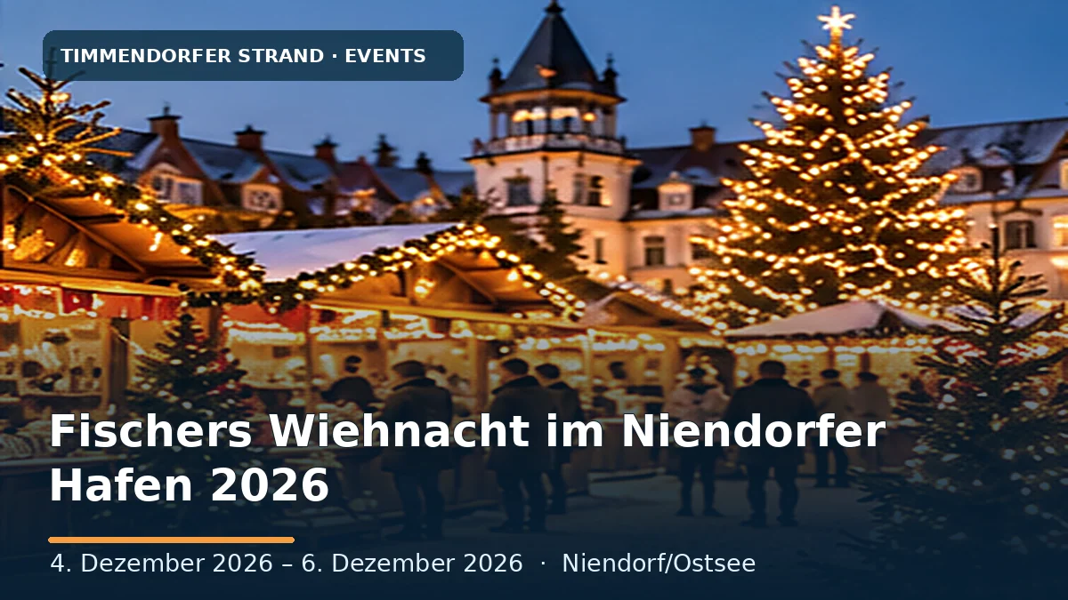 Fischers Wiehnacht im Niendorfer Hafen 2026